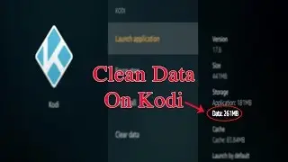 Clean Data on Kodi (to free up memory)