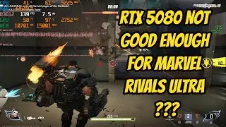 Amd 9800x3d and the new rtx 5080 fps test on Marvel Rivals ultra 1440p gameplay