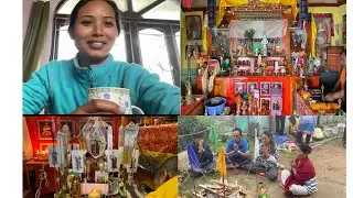 4days puja at home| ku Rhabnay|Domang| Gyassi| jhinshrek|🙏🙏