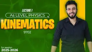 AS Physics Lecture 1 | Introduction to Kinematics | Distance, Displacement, Speed & Velocity
