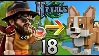 Hytale: Funny Dog Transformation + Battling More Magma Rhino Toads, Now Ready for Volcano Mountain!