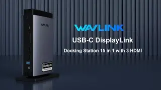 Unlock the full potential of your MacBook M1 M2 M3--Wavlink DisplayLink Docking(Model: WL-UG69DK13)