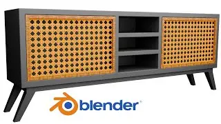 Blender 4.1 - Weaving furniture Modelling in blender