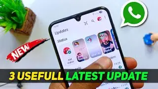 WhatsApp 3 New Update 🔥 WhatsApp New Features Clear Data , WhatsApp Status New Features 