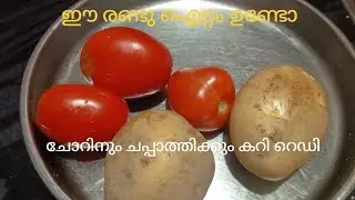 ഈ രണ്ടു ഐറ്റം ഉണ്ടോ ചോറിനും ചപ്പാത്തിക്കും കറി റെഡി easy curry 