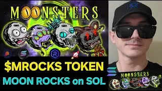 $MROCKS - MOON ROCKS TOKEN CRYPTO COIN HOW TO BUY MROCKS MOONSTERS NFTS SOL SOLANA METEORA MOONSHOT