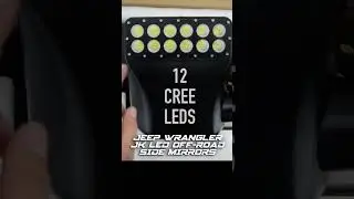ORACLE Jeep Wrangler JK LED Off-Road Side Mirrors