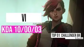 Vi vs Diana Jungle | TOP 01 | Challenger BR Patch 13.21 Season 13