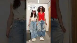 Barrel jeans are NOT for everyone 🤡👖 #besties #bestiesforever #jeans
