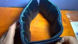 Sleep Master - Light blocking, sound muffling sleep mask close look
