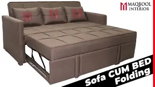 King Size Sofa Cum Bed | Space Saving Furniture by Maqbool interior