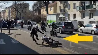 Parada motocyklowa +Gleba . Zespół szkół mechanicznych Opole  21.03.2025