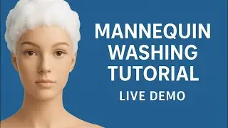 Mannequin Care 101: Washing & Cleaning #mannequin #haircare