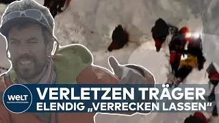 DRAMA AUF DEM K2: Bergsteiger auf Rekordjagd - Verletzter Tr&auml;ger wird nicht versorgt und stirbt