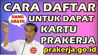 CARA MENDAFTAR KARTU PRAKERJA SECARA ONLINE DI KEMNAKER