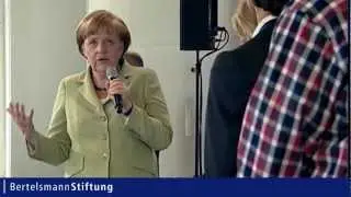 Liveaufzeichnung Zukunftsdialog der Kanzlerin
