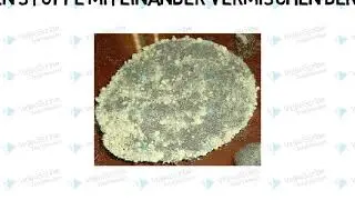 Chemische Reaktion von Eisen und Schwefel