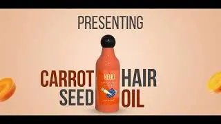 NEUD Carrot Seed Hair Oil For Shiny Smooth & Long Hair | Faster & Thicker Hair Growth |Best hair Oil