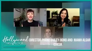 CENSOR (2021) | Director Prano Bailey-Bond and  Niamh Algar with Amy Cassandra