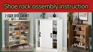 Shoe rack assembly instruction / how to install deckup shoe rack
