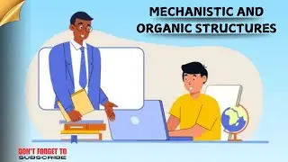 MECHANISTIC AND ORGANIC STRUCTURES IN AN ORGANISATION