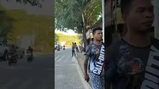 Road trip in the beautiful island of Coron while inside a tricycle