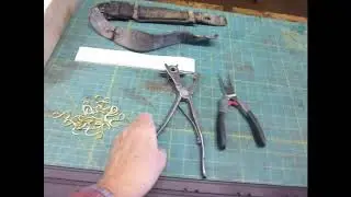 Part 1: Laced strap with sleigh bells - Getting started. Tools