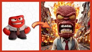 INSIDE OUT 2 as ZOMBIES - All Characters