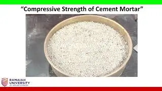 Compressive Strength of Cement Mortar Mix/ Grade of Cement