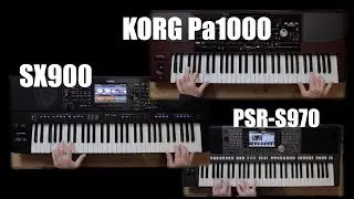 Der Vergleich: PSR-S970 / SX900 / Pa1000