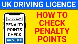 how to check penalty points on driving licence uk | check penalty points on driving licence uk