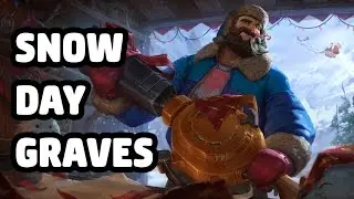 SNOW DAY GRAVES SKIN SPOTLIGHT - LEAGUE OF LEGENDS