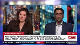 Ро Кханна в программе Outfront на CNN с Эрин Бернетт обсуждает удары США по венесуэльским судам