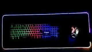 Rgb led mouse pad rainbow test 🌈