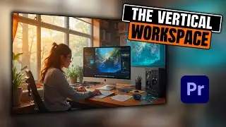 The Vertical Workspace in Adobe Premiere Pro 2025.