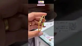 22 Carat 916 Gold Kada Bracelet For Girls #gcaratjewellery #bracelet #bangles #shorts