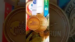 One more medal added, more yet to come | Wings for Life world run #run #marathon #viral #trends