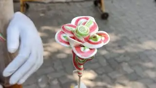 Kis Kis Ne Khaya Hai Jaldi Bataoo | Sugar Candy | Amazing Making Skills | Indian Street Food