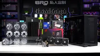 「BRO」4K PC Build Lian Li O11 Dynamic EVO Black Single CPU Water Cooling联立O11 黑色单CPU分体水冷#pcbuild