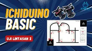 [BASIC 05] Uji Coba Lintasan 2 Robot Ichibot Ichiduino Basic