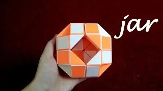 Smiggle snake puzzle or Rubik's twist 48 - Jar - 罐