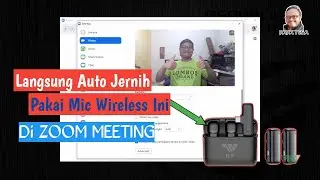 Begini Caranya Pasang Mic Wireless Type C Di Laptop Dengan Aplikasi Zoom | Suara Auto Jernih!