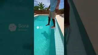 This Pool Trick Will Blow Your Mind #shorts #poollife #tricks #water