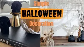 Simple Halloween Decor 2021 | Halloween Decorate With Me