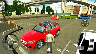 Car Parking Multiplayer - Driving Red Police SUV - Car Games Android Gameplay
