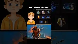 FF old loadout 😢 vs new loadout 😚#oldplayer #newplayer #shorts #highlights