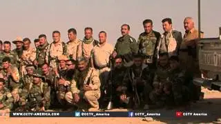 Kurdish peshmerga forces attack militants in Iraq