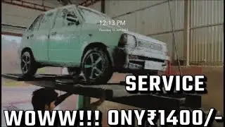 Maruti 800 service only 1400/- engine oil oil filter full checkup sai motors Hamirpur
