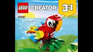 Instrucciones 30581 1 Set Loro Tropical se lanz&oacute; en 2022 Lego