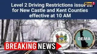 Delaware Downgrades Winter Restrictions as Roads Begin to Clear